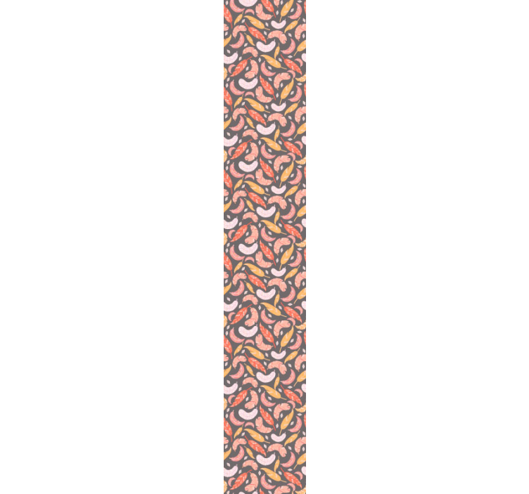 葉壁紙カラフルな羽模様 - TENSTICKERS