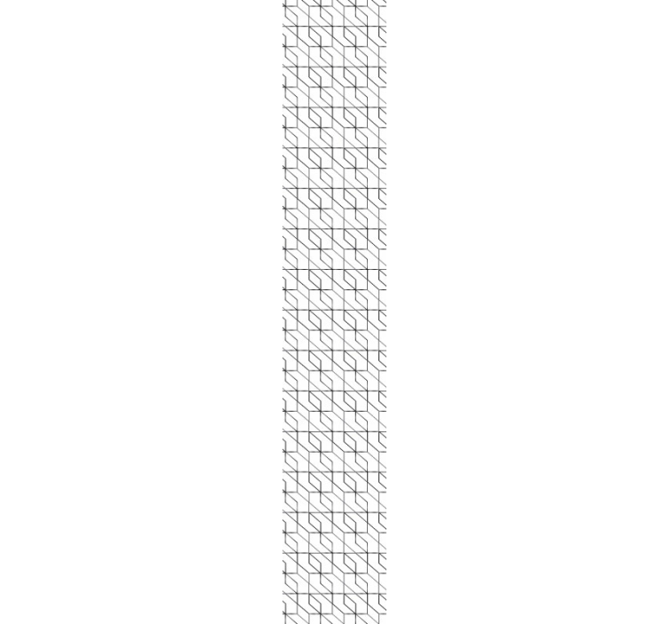 幾何学的なクロスナンバーリビングルームの壁紙 - TENSTICKERS