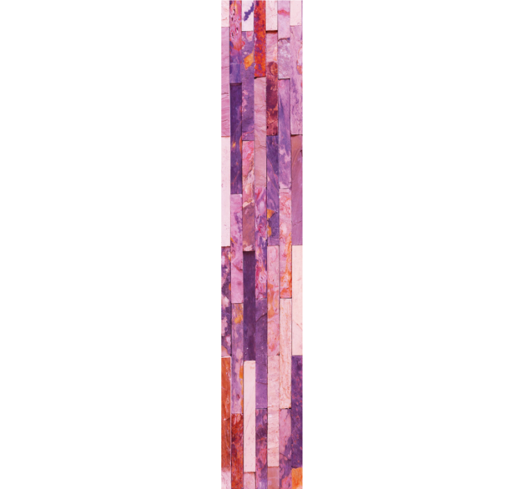 大理石 壁紙 ピンクのエレガントなパネル - TENSTICKERS