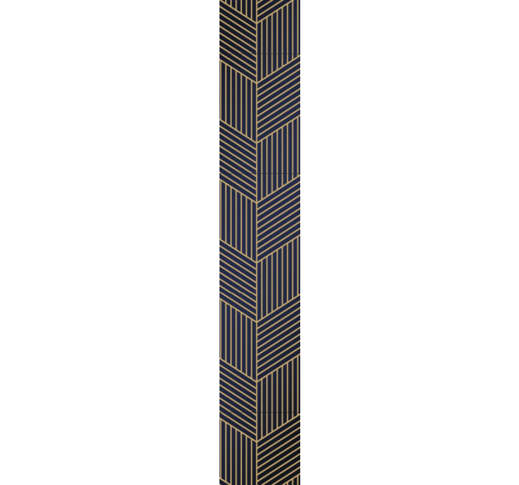 幾何学的壁紙 角張った幾何学模様 - TENSTICKERS