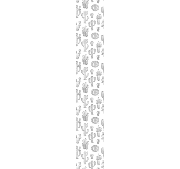 自然 壁紙 サボテン模様 - TENSTICKERS