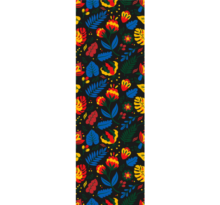 観賞用 壁紙 花の葉模様 - TENSTICKERS