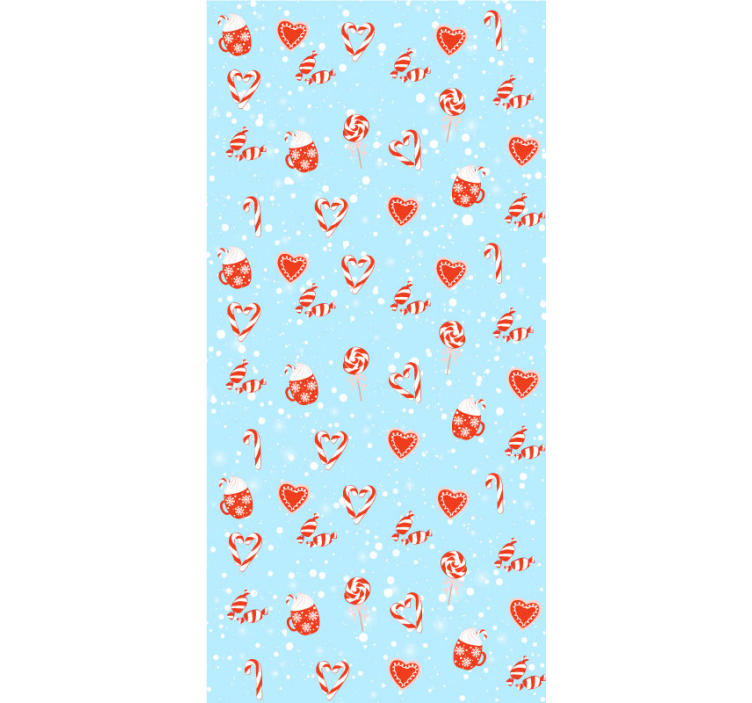 クリスマス 壁紙 祝祭の甘いお菓子 - TENSTICKERS