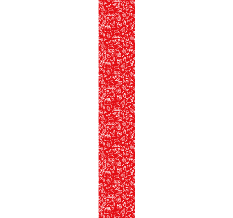 自然 壁紙 赤い花柄 - TENSTICKERS