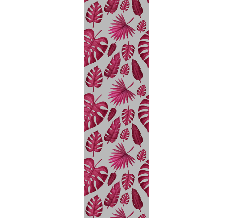 葉壁紙 熱帯の葉模様 - TENSTICKERS