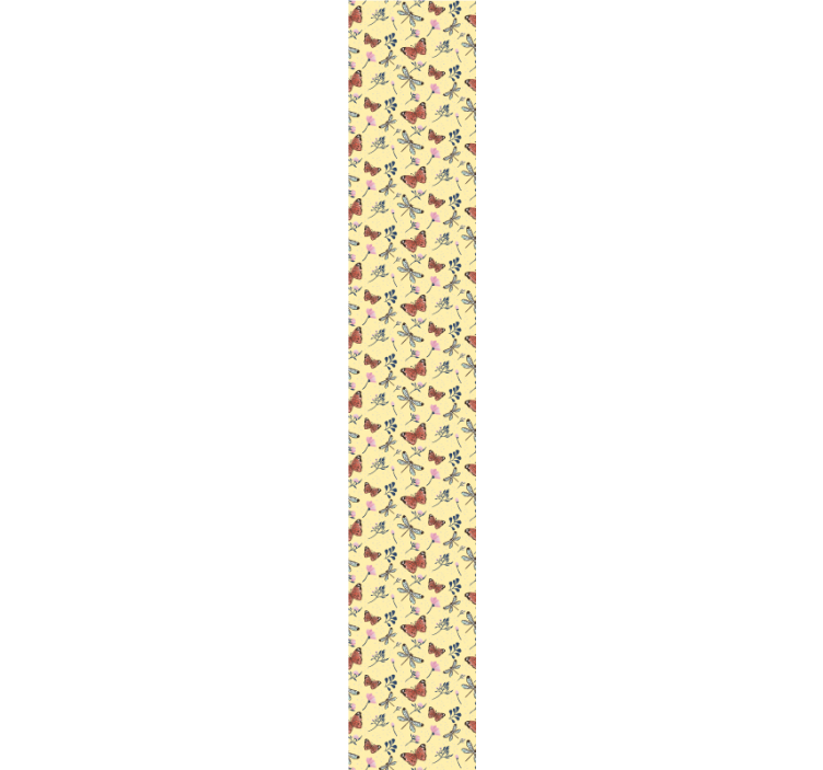 蝶の壁紙 蝶と花のパターン - TENSTICKERS