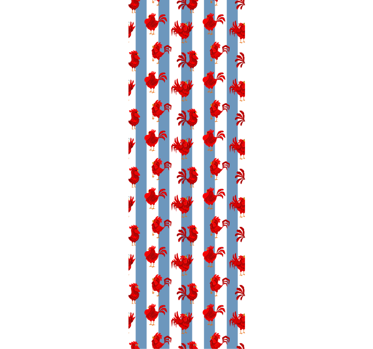 動物 壁紙 ロブスターストライプ模様 - TENSTICKERS