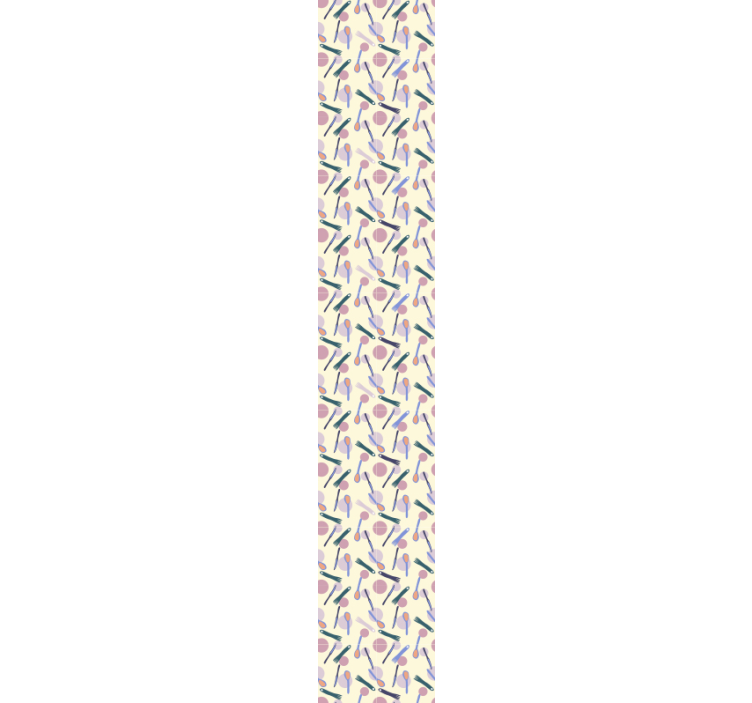 観賞用 壁紙 スタイリッシュな食器モチーフ - TENSTICKERS