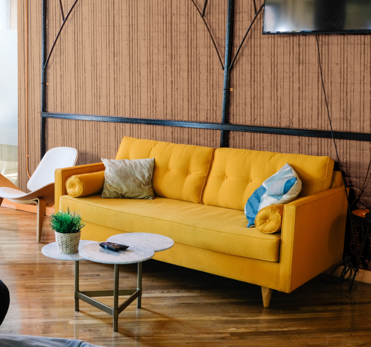 壁紙ヴィンテージ縦縞 - TENSTICKERS