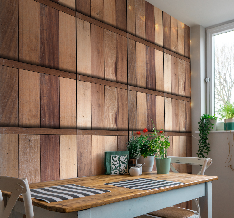 茶色のリラクゼーション壁紙 - TENSTICKERS