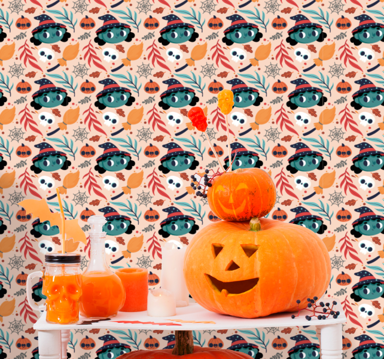 ハロウィーン壁紙 秋の祭り - TENSTICKERS