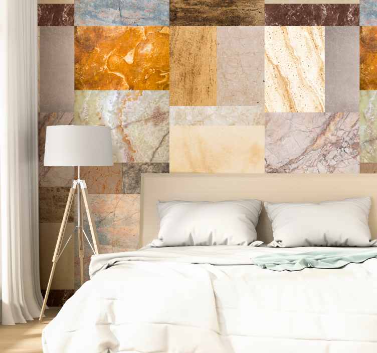 大理石の質感の壁紙の優雅さ - TENSTICKERS