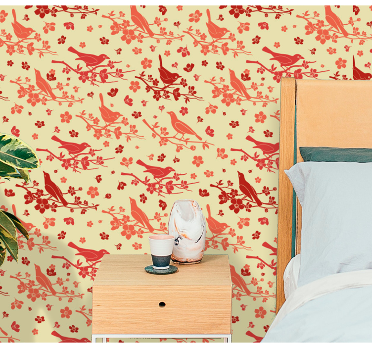 花 壁紙 観賞用鳥小屋 - TENSTICKERS