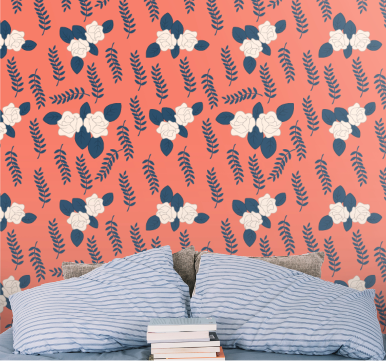 花 壁紙 レッドファーンのアレンジメント - TENSTICKERS