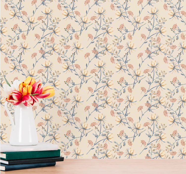 壁紙 花 美しい花のデザイン - TENSTICKERS