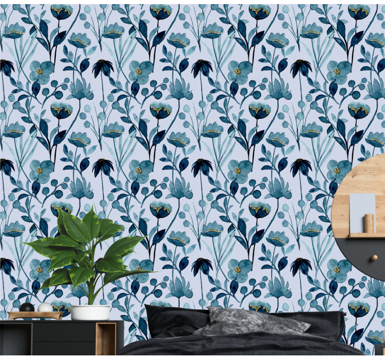 壁紙 花 花と植物の優雅さ - TENSTICKERS