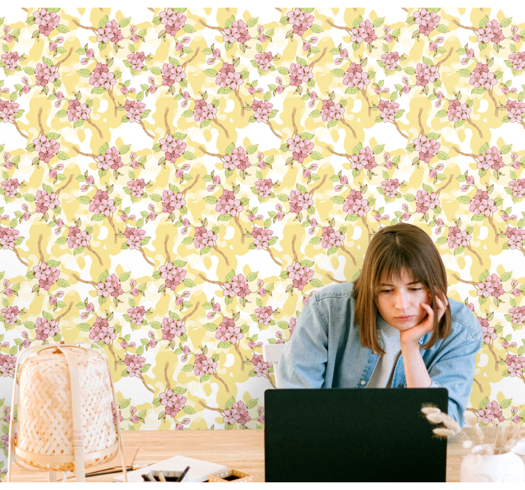 壁紙 花 花の滝 - TENSTICKERS