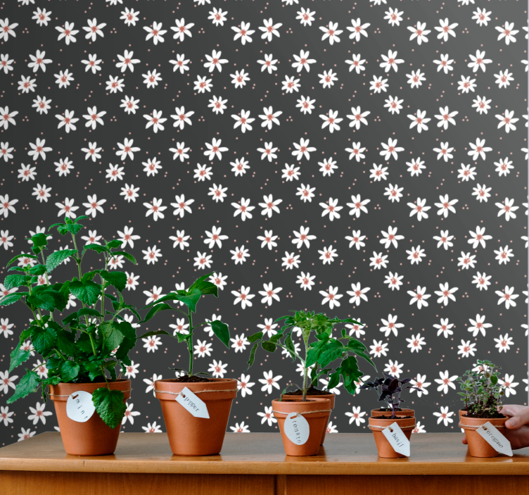 壁紙 花 花柄繰り返し - TENSTICKERS