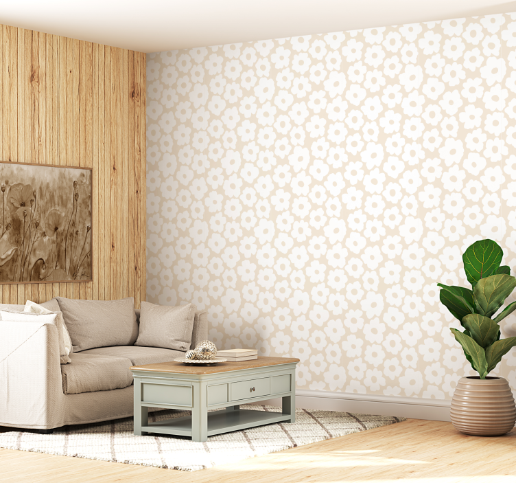 壁紙 花 ホワイトポピー - TENSTICKERS