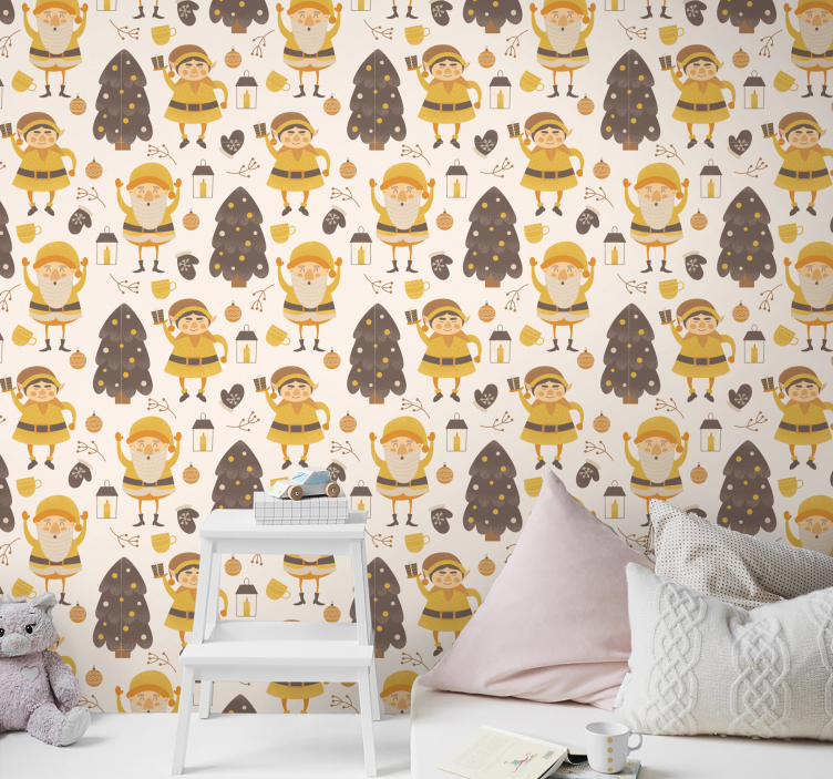 面白いクリスマスエルフの子供の壁紙 - TENSTICKERS