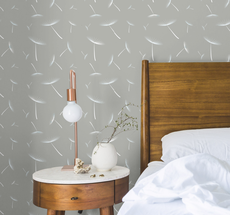 葉壁紙 タンポポ模様 - TENSTICKERS