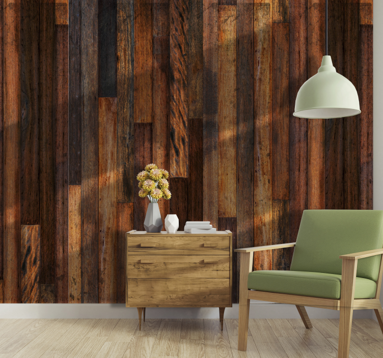 10月の夜の木の壁紙 - TENSTICKERS