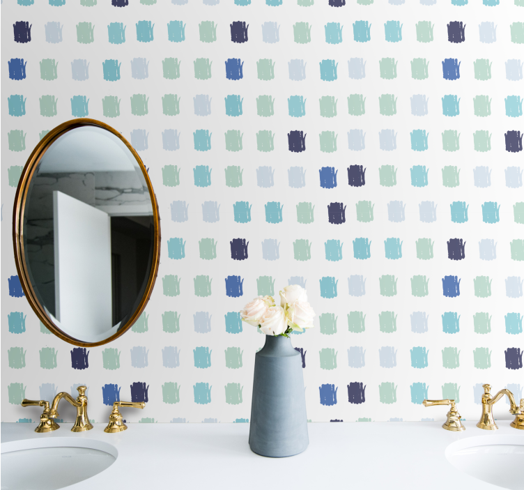 水玉 壁紙 筆跡の点 - TENSTICKERS