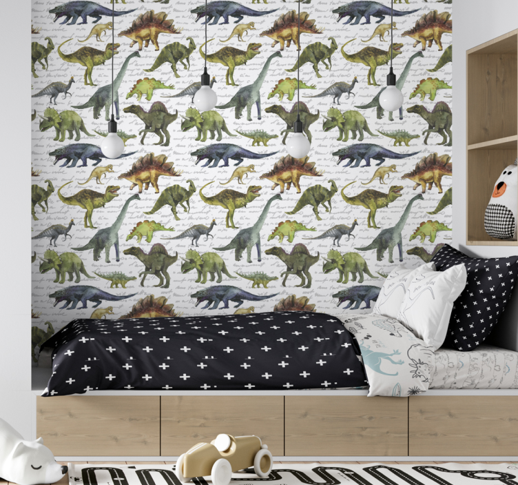 現実的な恐竜の子供の壁紙 - TENSTICKERS