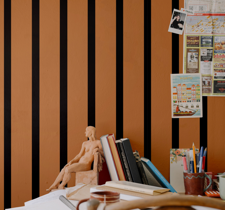 ストライプ 壁紙 ストライプデザイン - TENSTICKERS