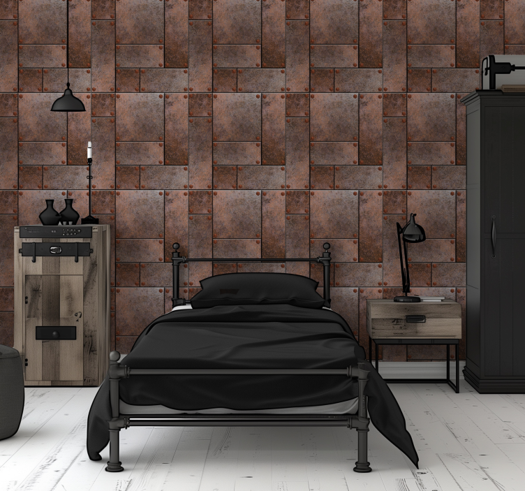 ティーンエイジャーの寝室の壁紙 金属板 - TENSTICKERS