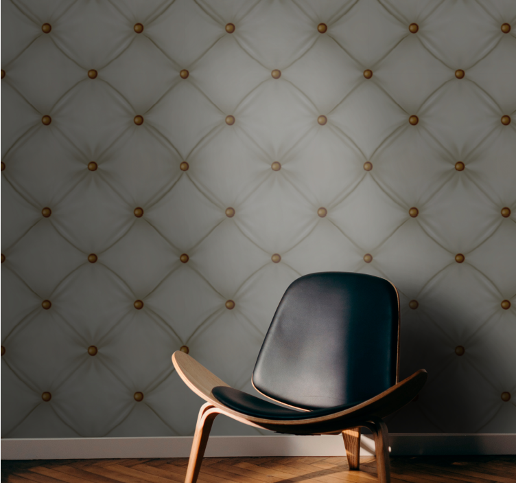 他のテクスチャ壁紙 グレーのクッション模様 - TENSTICKERS