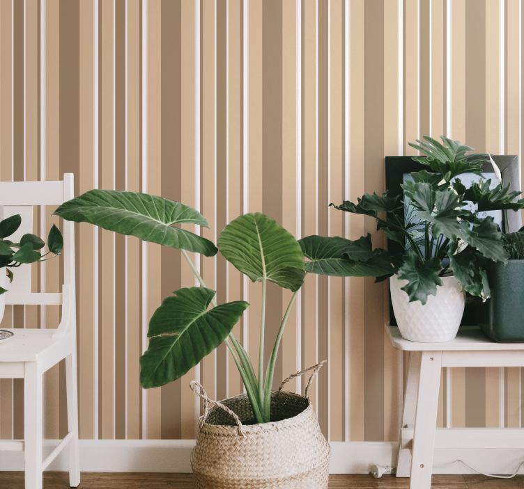 熱帯色パレット垂直壁紙 - TENSTICKERS