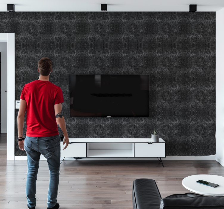 黒 壁紙 炭素効果 - TENSTICKERS