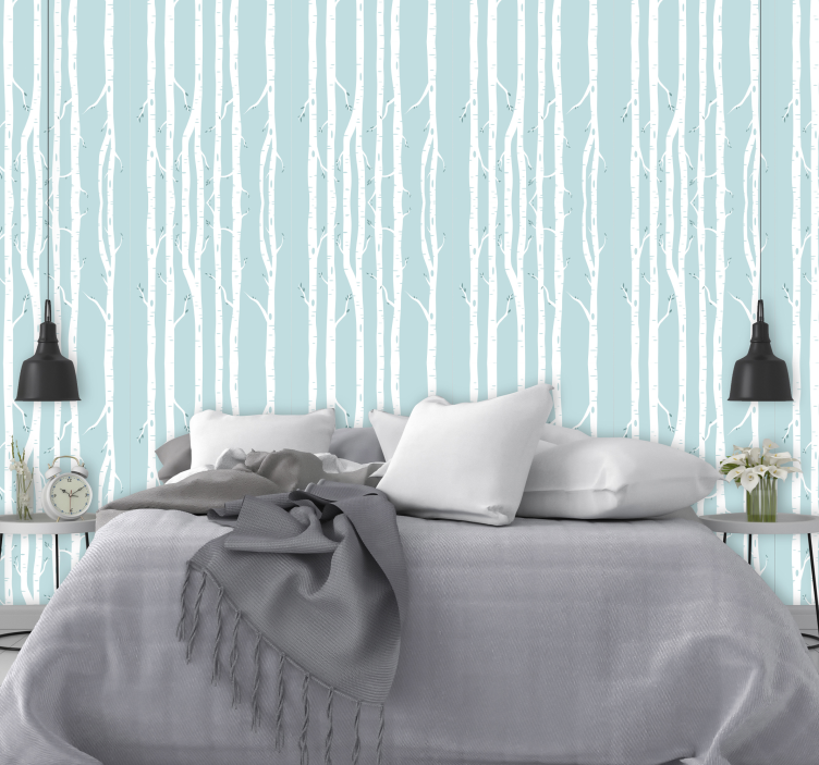 冬の木の木の壁紙 - TENSTICKERS