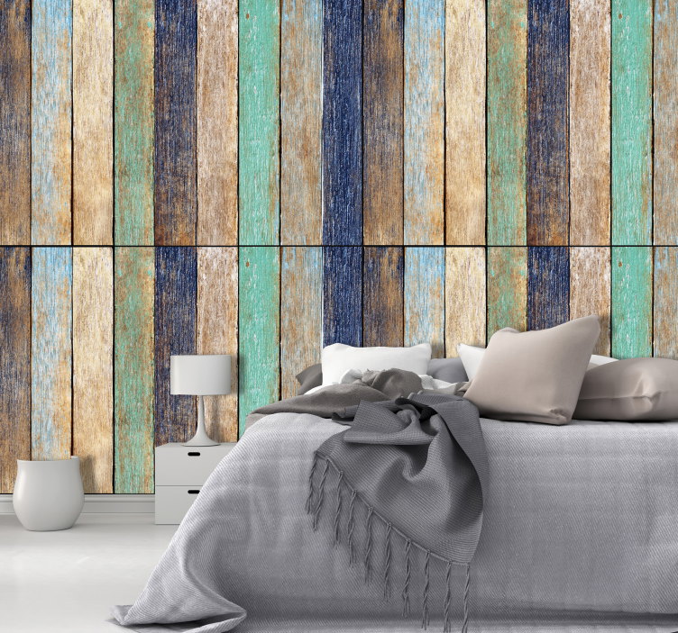 木製同盟テクスチャ壁紙 - TENSTICKERS